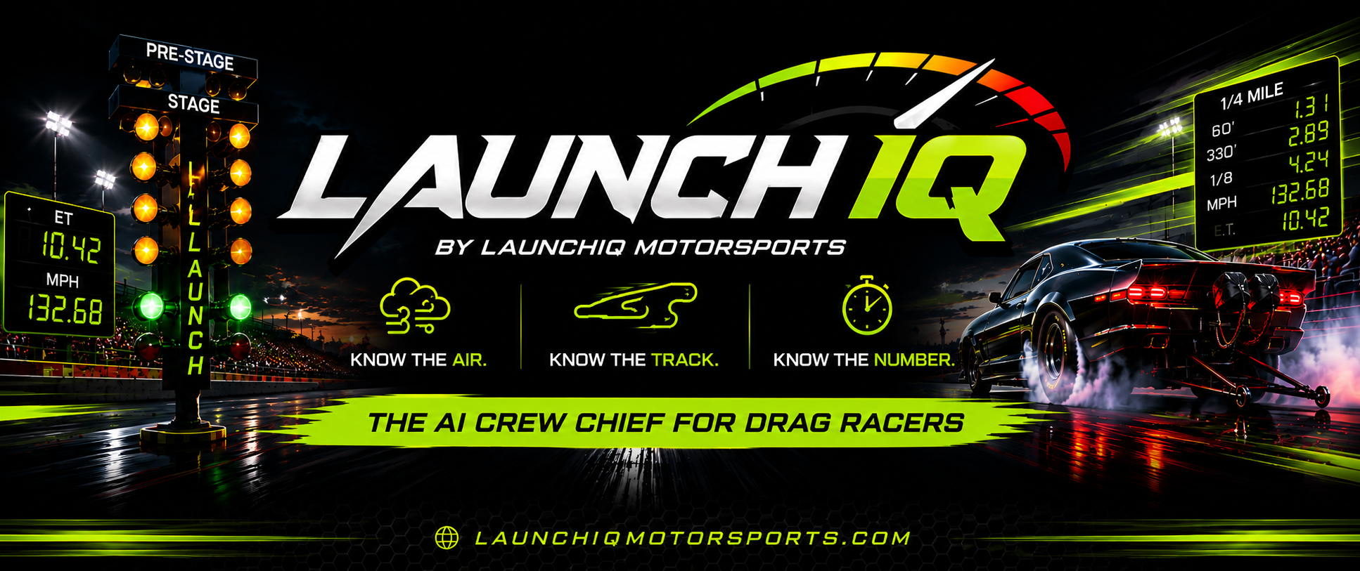 LaunchIQ Motorsports — The AI Crew Chief for Drag Racers